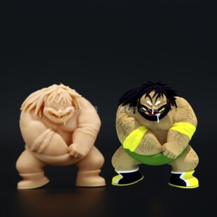 L341七龙珠野蛮人邋遢大王1:64人偶模型手办1:87微缩沙盘小人