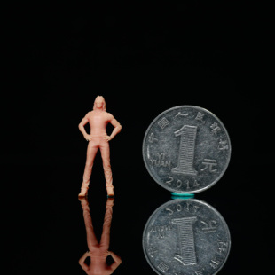 L095赛博朋克2077 银手强尼基努里维斯1/64mini模型微缩沙盘小人