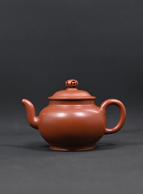 汲老推荐汲小宁全手工制作原矿朱泥150cc孟臣宫灯紫砂壶茶具