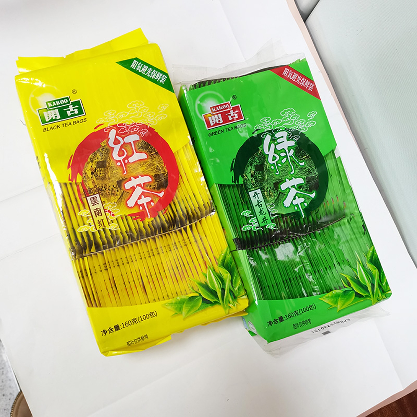 开古酒店茶包绿茶红茶花茶100包