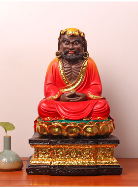 达摩祖师佛像菩提达摩东土禅宗初祖神像大师尊者家用寺庙供奉摆件
