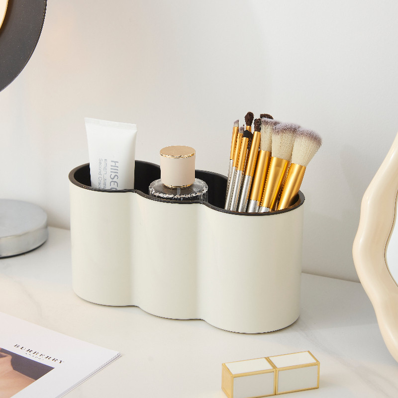桌面收纳桶高颜值大容量遥控器化妆刷置物架家用多功能笔筒整理盒,收纳整理,桌面收纳盒,淘宝优惠券,粉丝福利购,淘宝优惠卷