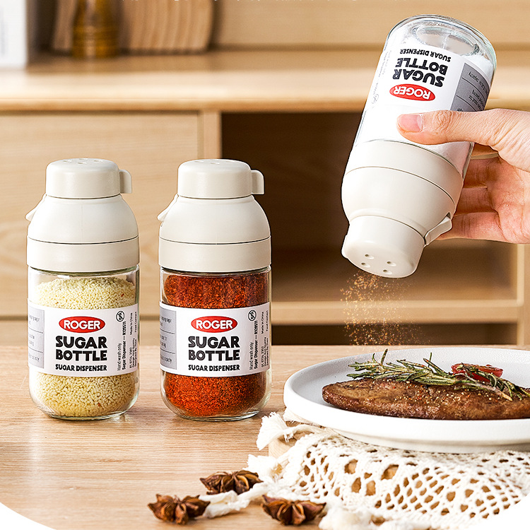 定量盐罐调料盒玻璃厨房调料罐