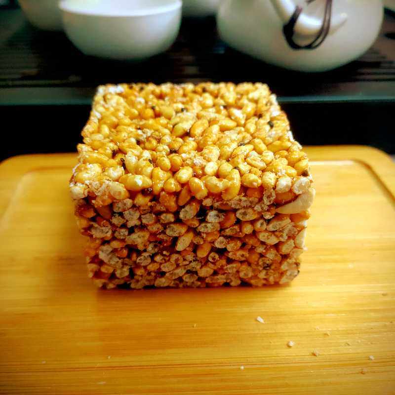 四川达州大竹特产邻水纯手工阴米麻糖花生米花糖炒米糖农家传统