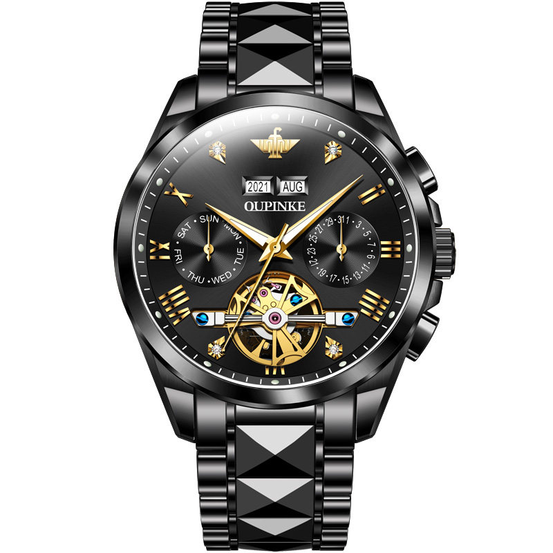 瑞士名表OUPINKE男士手表欧品客