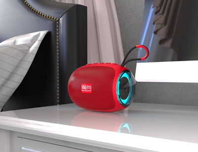 蓝牙音响无线S86户外低音炮迷你魔尚插卡音箱炫彩音量播放器灯光