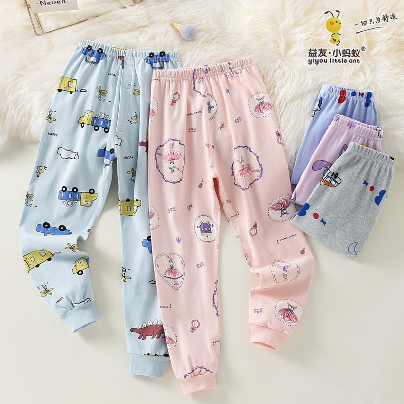 益友小蚂蚁25新款男女童秋裤薄款纯棉衬裤单条棉毛裤儿童打底睡裤,童装/婴儿装/亲子装,保暖裤,淘宝优惠券,粉丝福利购,淘宝优惠卷