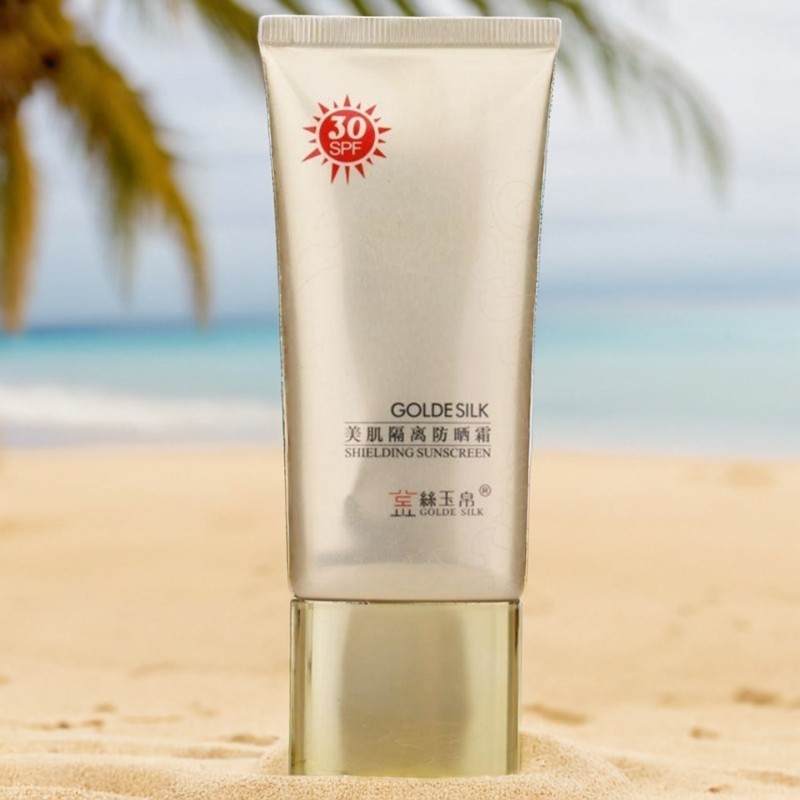 金丝玉帛自然白全效修颜美肌隔离防晒霜正品补水不油腻保湿紫外线