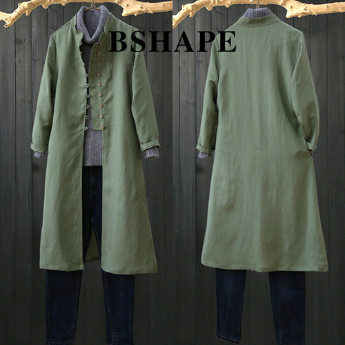 【高定】亚麻冰丝法式高级感中长款外套9579