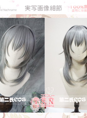 【第二氏】崩坏 星穹铁道 女主 灰色中长 开拓者COS假发 M69