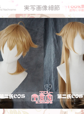 【第二氏】vtuber彩虹社 伏见学 伏見ガク短发 长发COS假发 C97