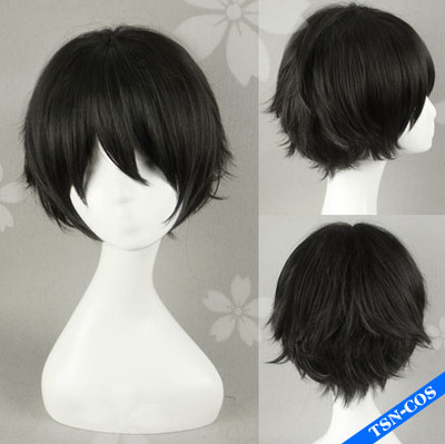 taobao agent TSN/Sword Art Online Kirita Kirito/Tongren/Akano Shiko/Folding Mitama Kotaro COS wig 349