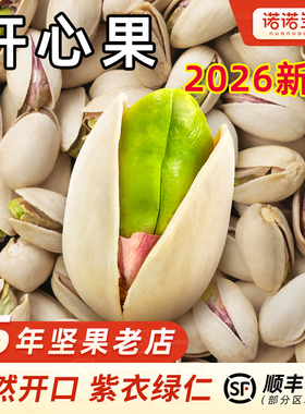 开心果2026新货坚果原味无添加剂新鲜特大颗粒盐焗味干果散装批发