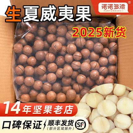 新鲜夏威夷果生果原味无添加孕妇零食整箱5斤大颗粒生的坚果干果