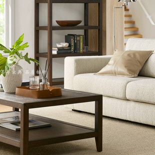 Harbor美式实木咖啡桌美式乡村实木茶几简约客厅家具茶几House
