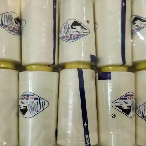 柳青黑白红色米白色高速缝纫线