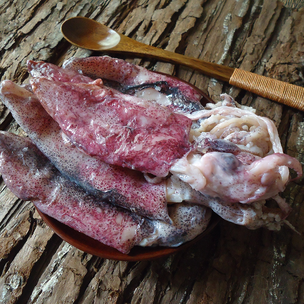 阳江特产腌制墨鱼仔无籽小乌贼干货目鱼仔下饭配粥咸鱿鱼海兔500g