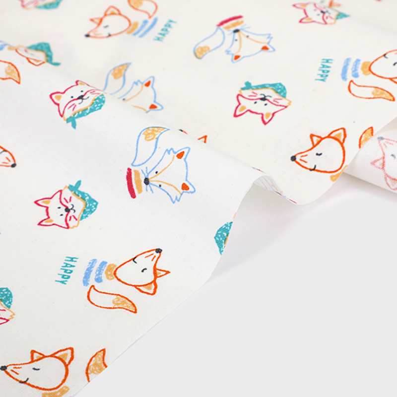 dailylike卡通印花DIY包纯棉布料