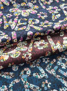 英国正品liberty布料100支lawn长纤棉手工上衣连衣裙面料花的力量