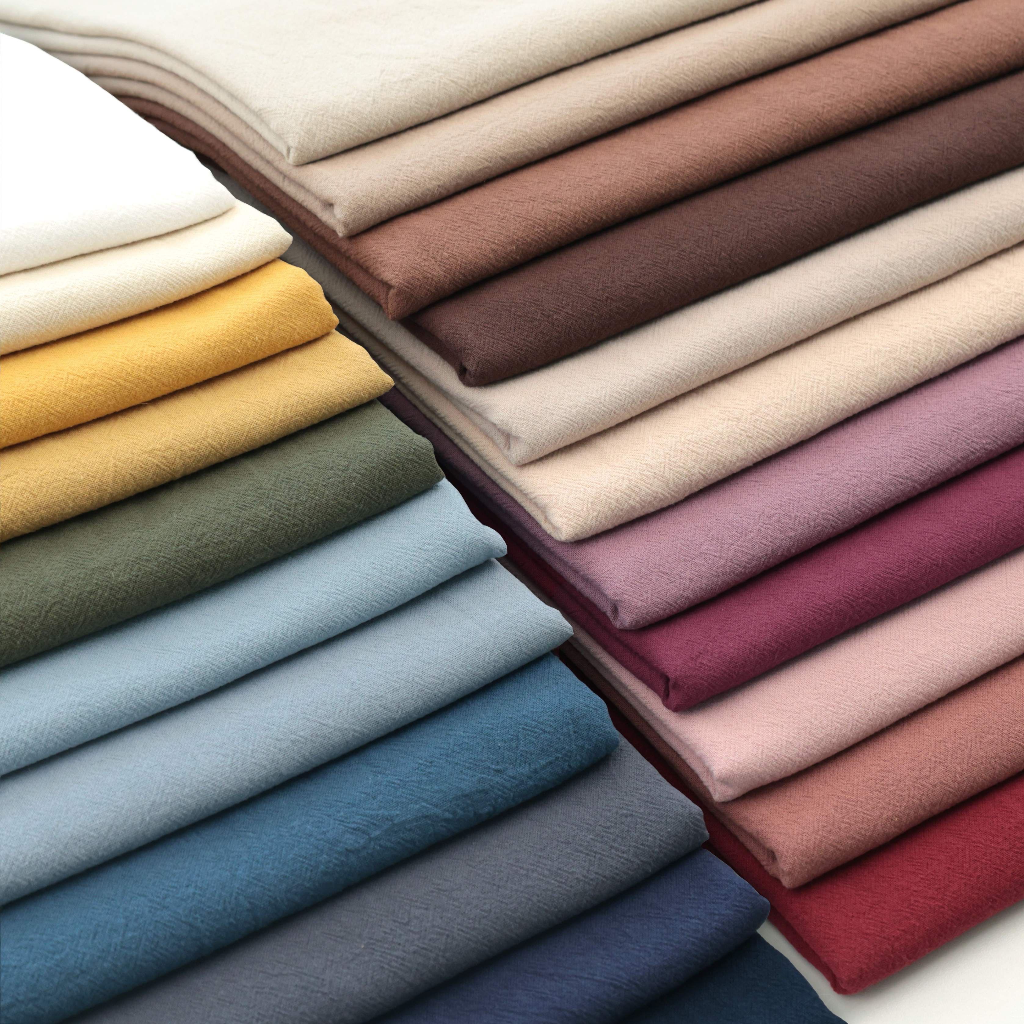 布懂甄选20支起皱水洗棉服装布艺