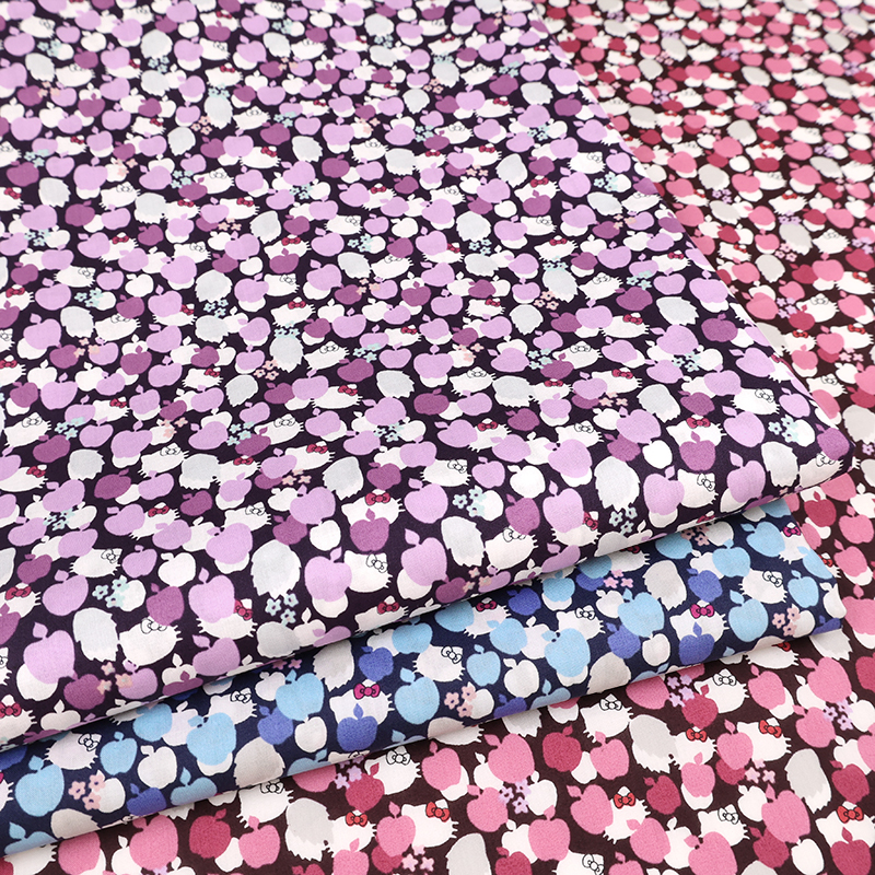 日本liberty轻薄纯棉清新diy服装