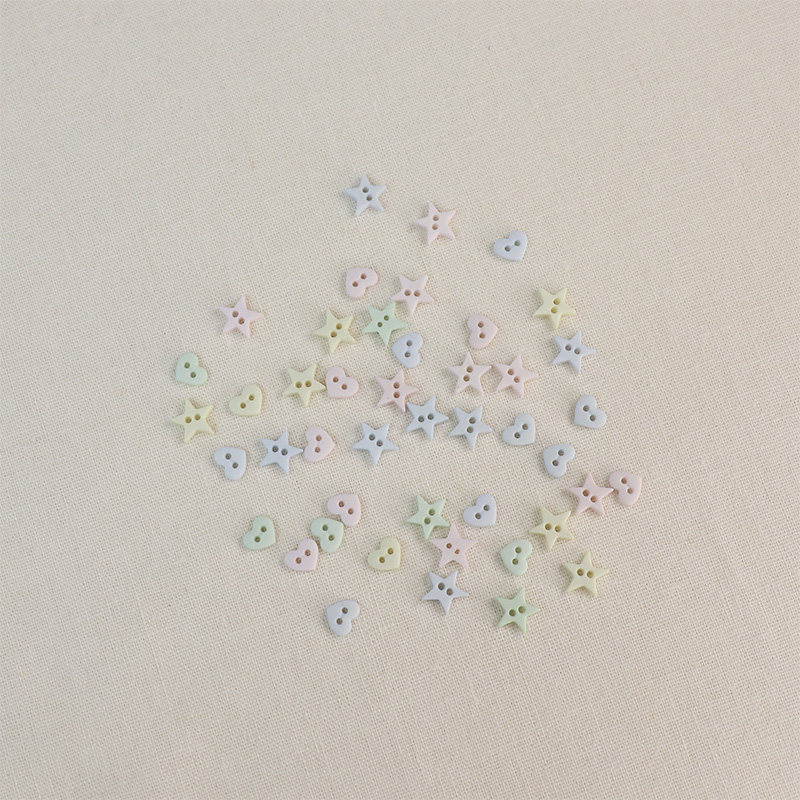 美国进口Jesse James纽扣徽章服装 创意模型娃衣 迷你装饰扣 清纯