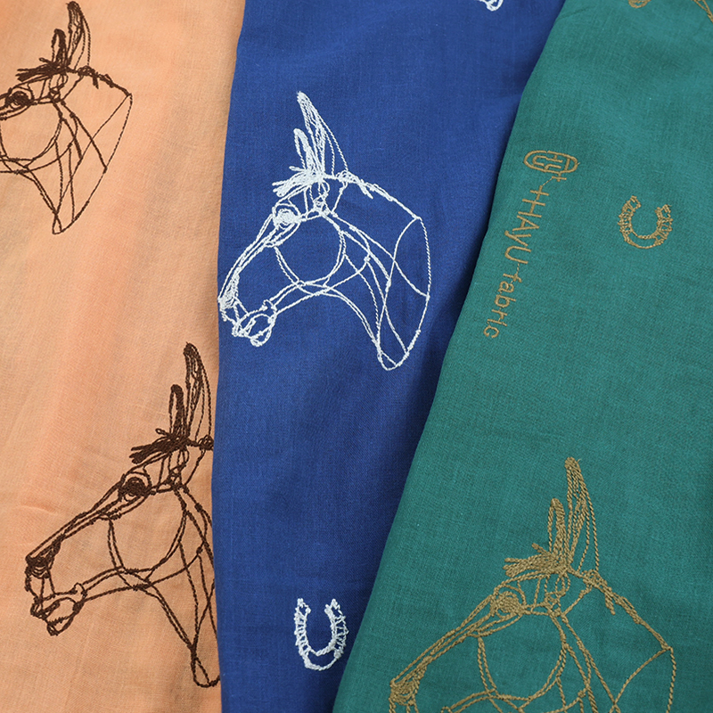 kokka纯棉双层纱服装diy名师布料