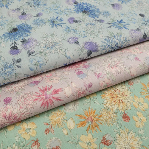 日本进口30支纯棉清新连衣裙衬衫