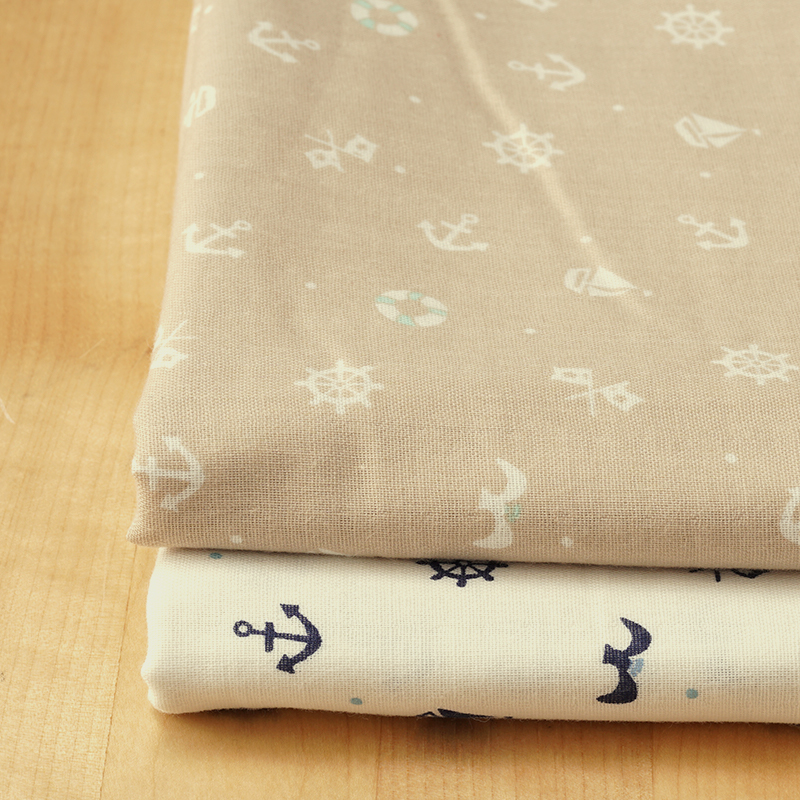 diy进口服装透气海盗船双层纱布