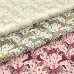 英国正品 布轻转慢摇 liberty100支lawnTana长纤棉马年限定精美服装