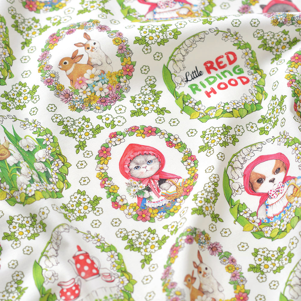 韩国进口猫叔叔20支纯棉面料手工