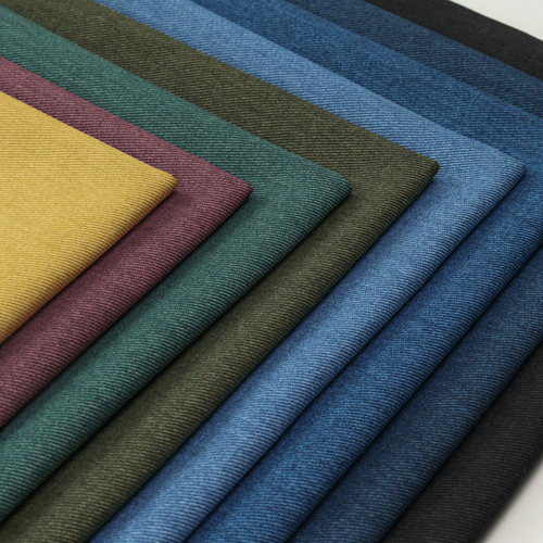 日本进口牛仔感斜纹纯色舒适上衣