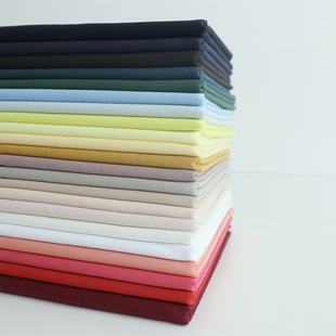 韩国进口JZ低密度80支平纹棉夏季 裙子里衬布料薄柔软里布半透面料