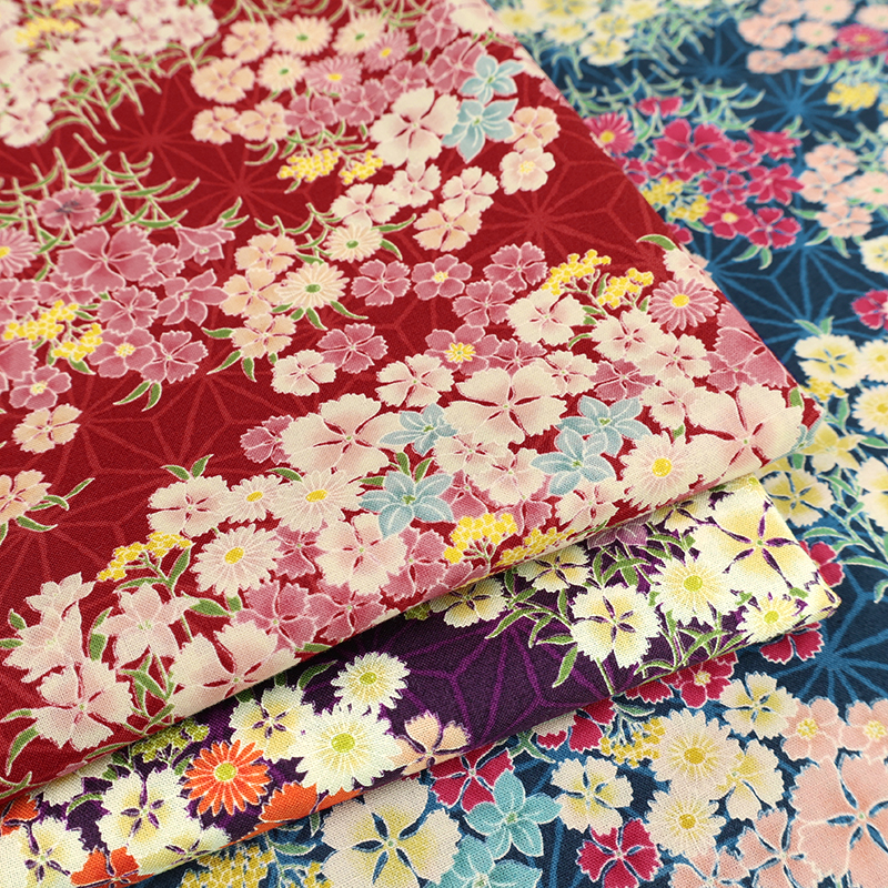 sevenberry舒适纯棉花卉手工服装