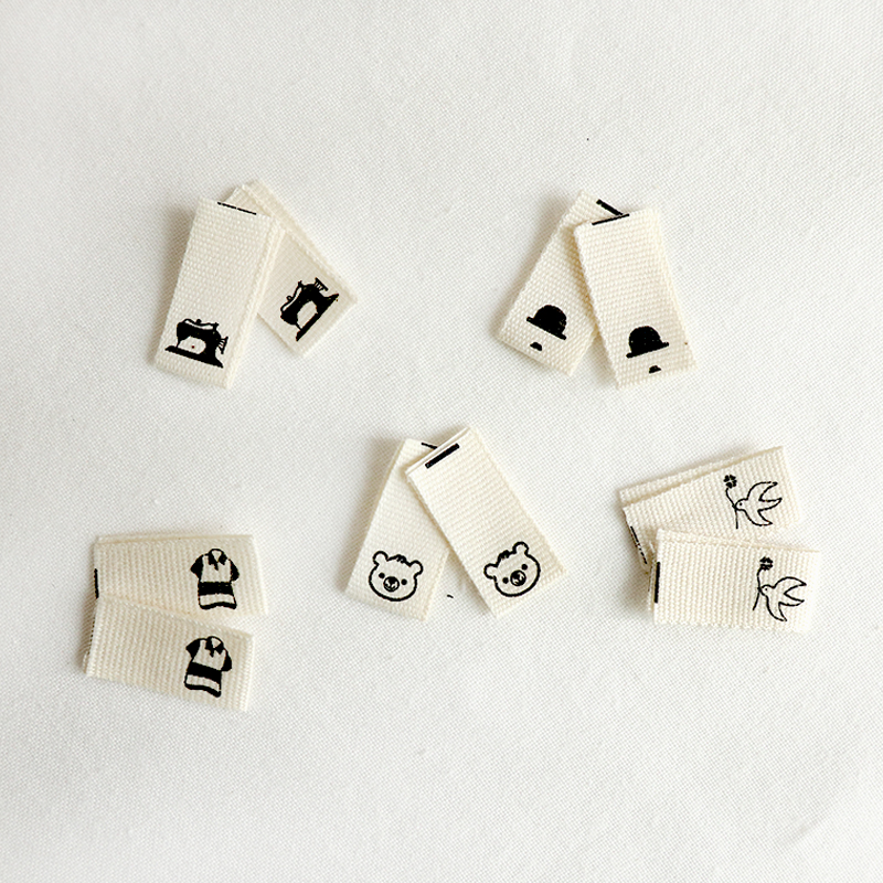 韩国进口纯棉手工豪华风10个布标