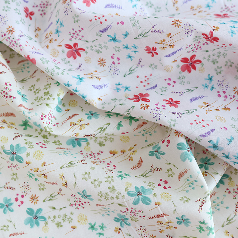 碎花轻柔80支夏装裙子春天布料