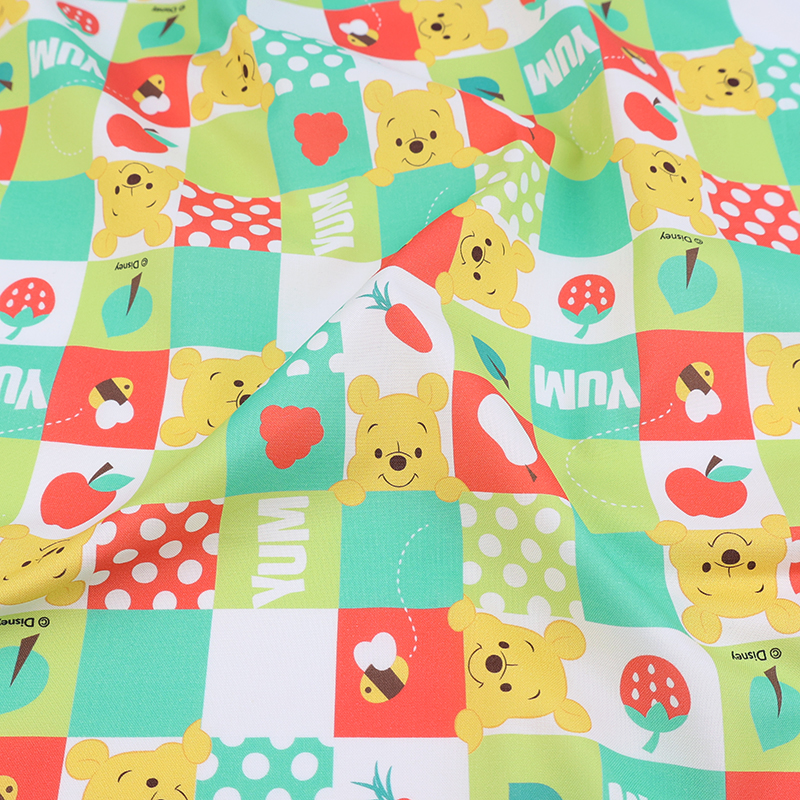 韩国cottonvill20支卡通纯棉布料