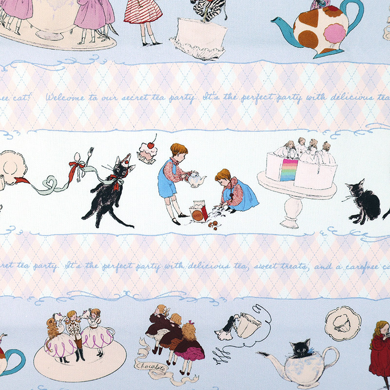 日本进口仓桥牛津棉面料名师布甜品少女可爱卡通清新柔软手工布料