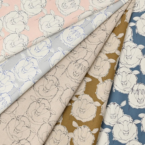 kokka棉麻布料diy服装裙子名师布