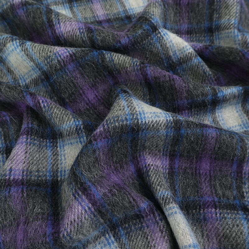 柴屋舒适暖和羊毛呢文艺手工外套