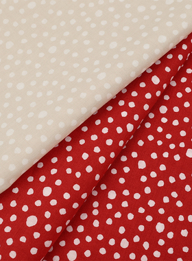 日本进口小纹工房60支Lawn棉面料百搭波点柔软亲肤透气清新服装布