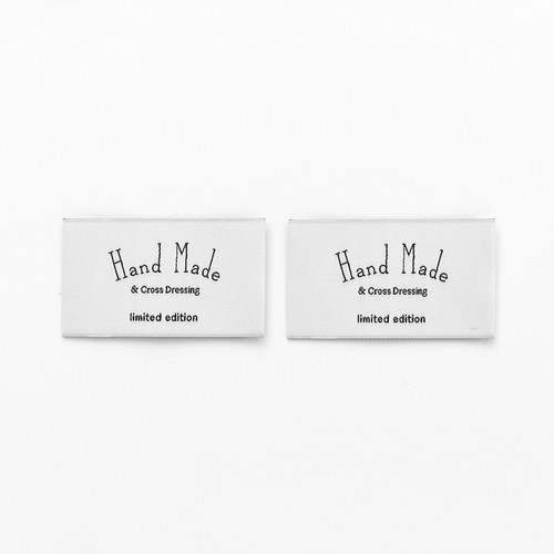 韩国手工纯棉豪华风handmade布标