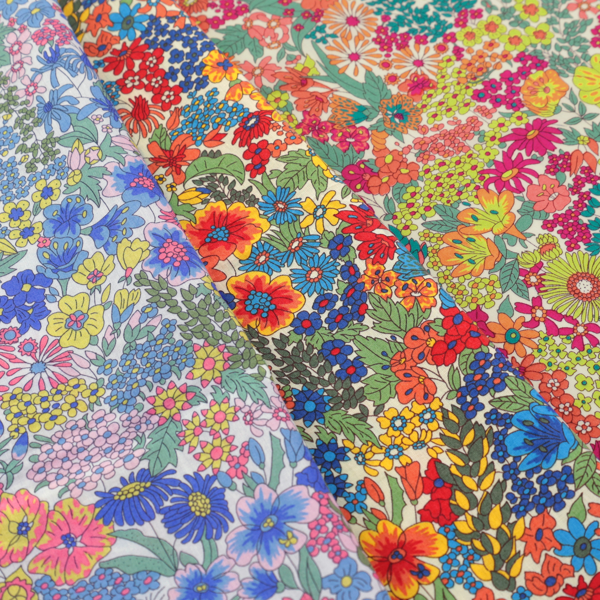 英国liberty软纯棉彩色diy连衣裙