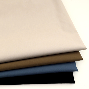 面料纯色手工服装 日本进口羽绒服面料之禾同款 棉混纺细腻光滑四季