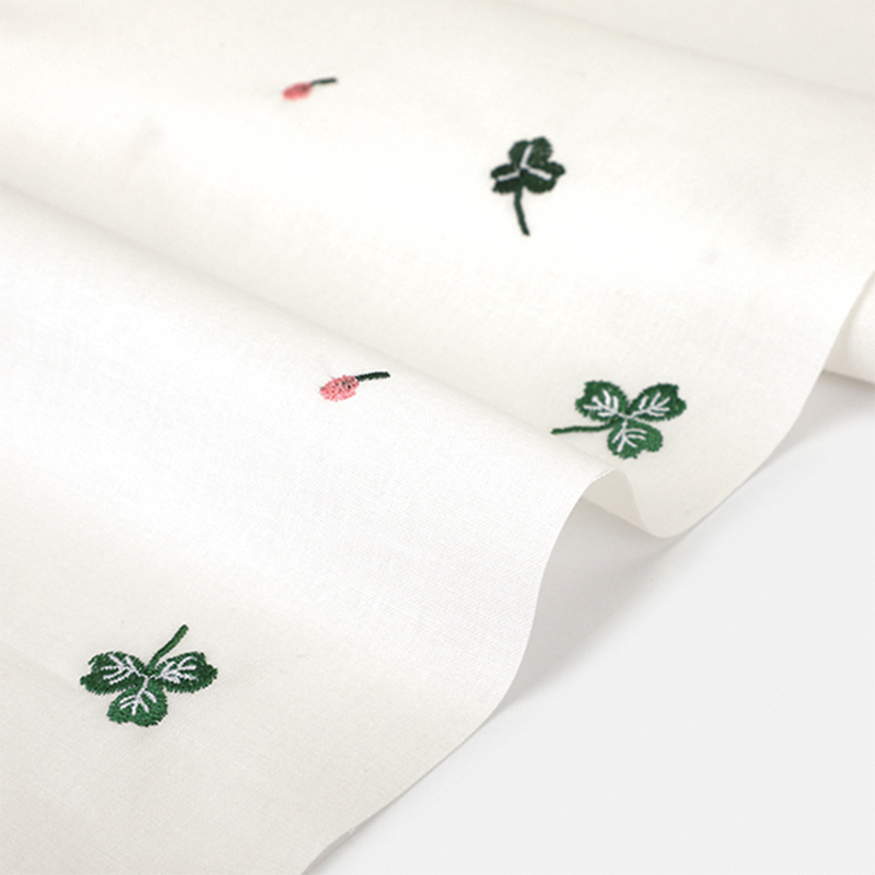 韩国进口水洗20支三叶草diy布料