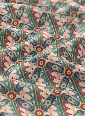 英国正品liberty面料100支lawn长纤棉柔软舒适服装布料诺可·织纹