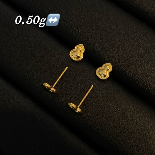 足金999耳钉新品6D工艺（定制货品拍下联系客服）