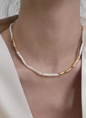 法复古叠戴吊坠锁骨项颈链