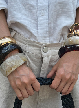 晕染亚克力树脂手镯Bracelet