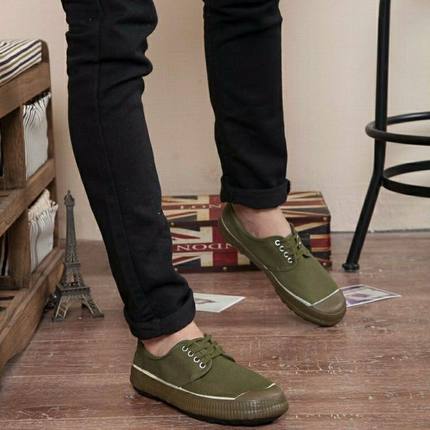 3539低腰胶鞋黄胶鞋帆布农田鞋工地劳保防滑耐磨鞋3537平底胶鞋